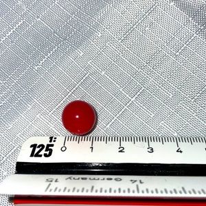 Red plastic beads 10mm- lot of 400